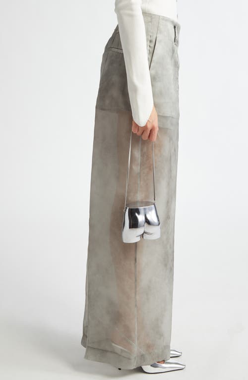 Grace Ling Butt Bag Minaudière In Silver