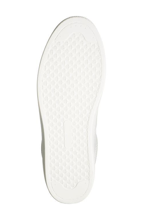 Official Program Court Low Top Sneaker In White/dark Grey
