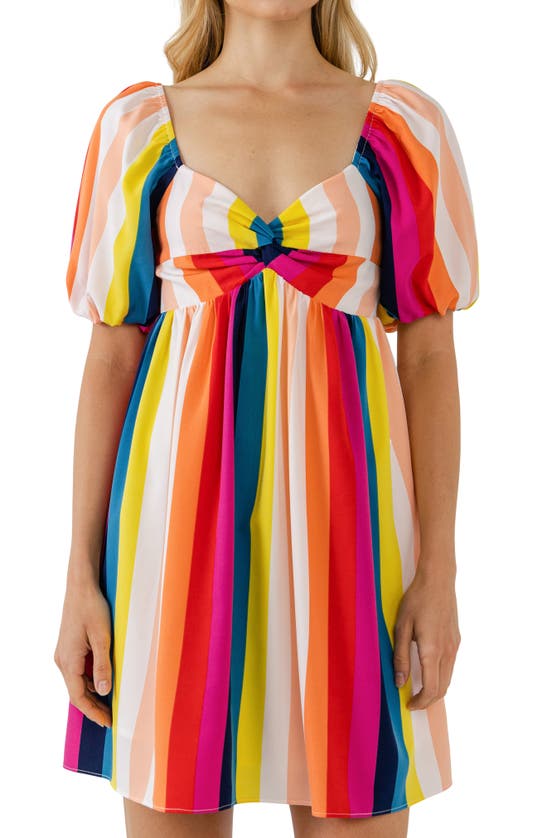 ENGLISH FACTORY ENGLISH FACTORY STRIPE MINIDRESS
