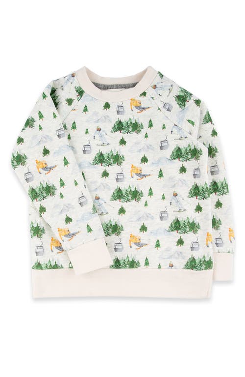 Miki Miette Kids' Iggy Crewneck Sweatshirt in Aspen 