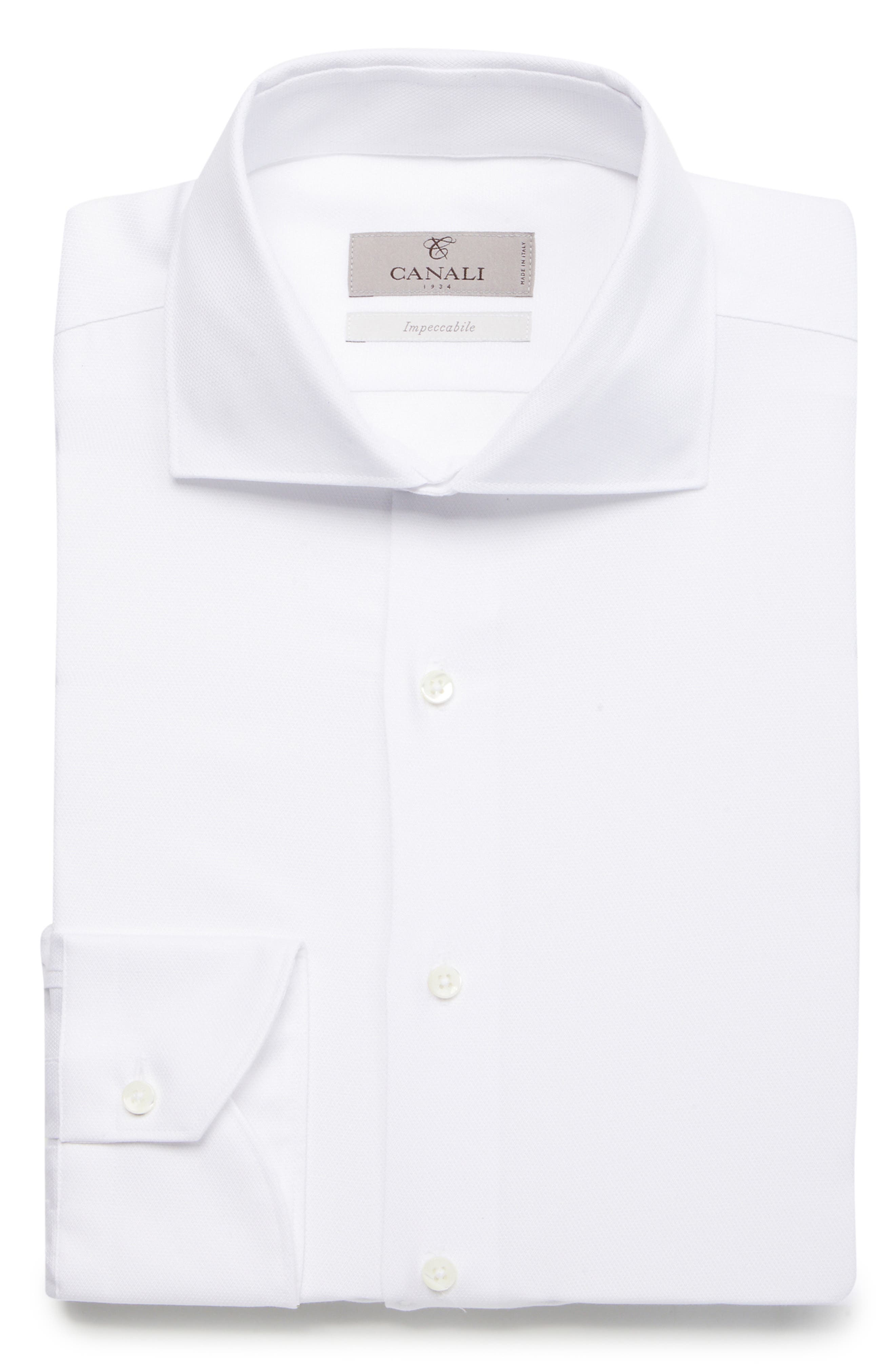 Canali Impeccabile Dress Shirt in White