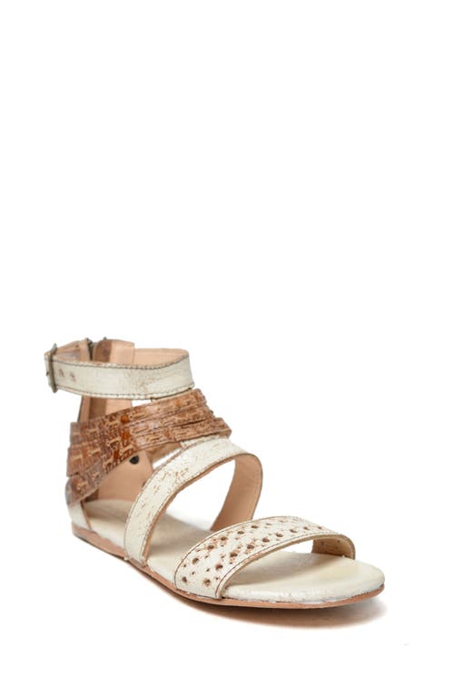 Artemis Cage Sandal in Tan Leather