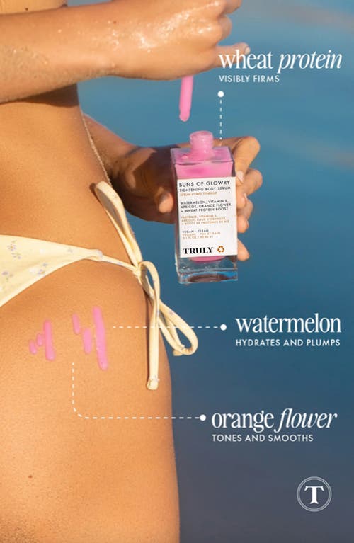 Truly Beauty Buns Of Glowry Tightening Body Serum In No Color