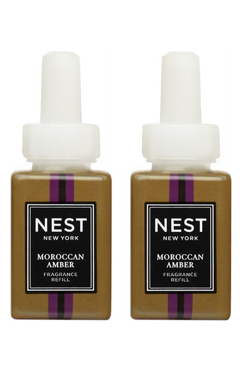 Shop Nest New York X Pura Home Fragrance Diffuser Refill Duo In Moroccan Amber