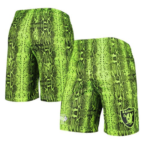 Youth Neon Green/College Navy Seattle Seahawks Conch Bay Board Shorts