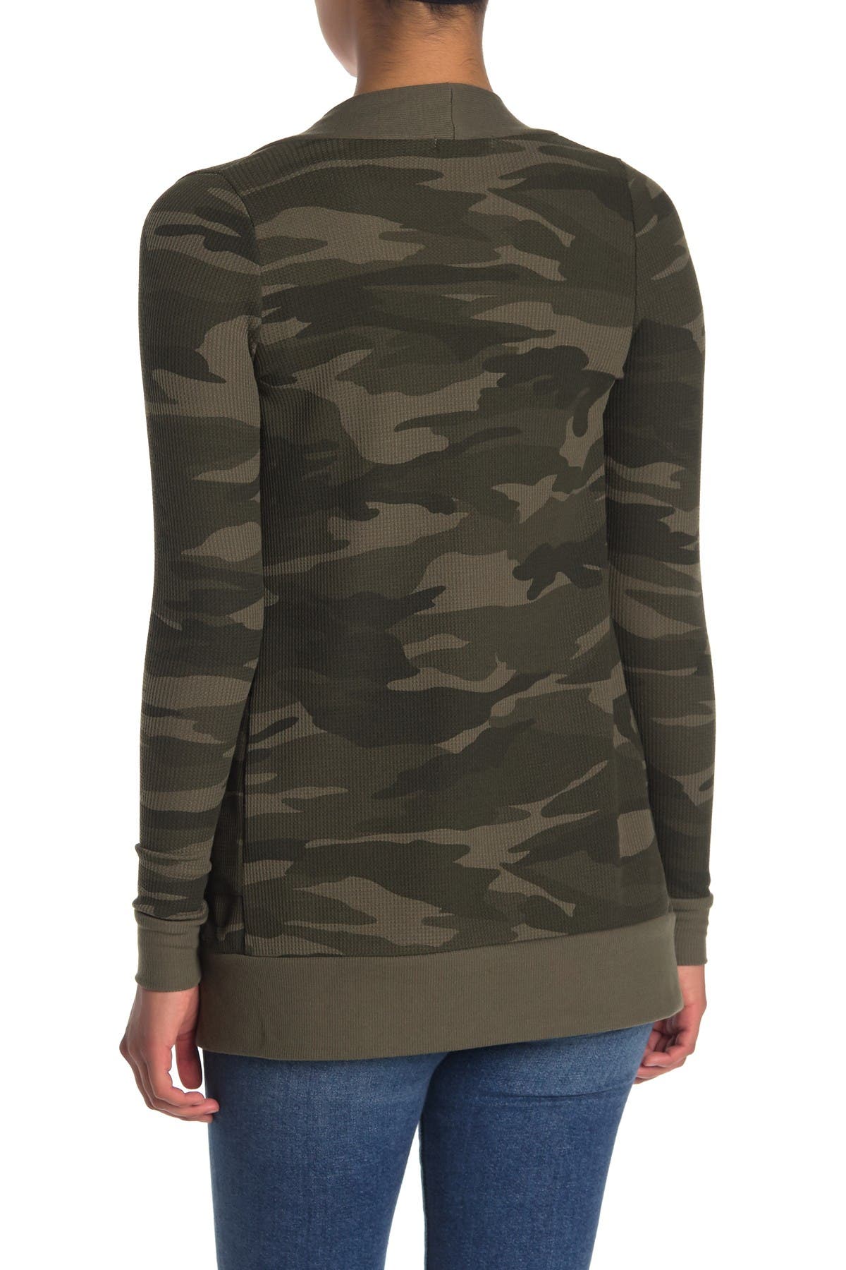 sweet romeo thermal pocket cardigan