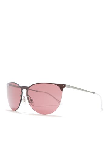 Ray Ban 41mm Phantos Rubber Aviator Sunglasses Hautelook