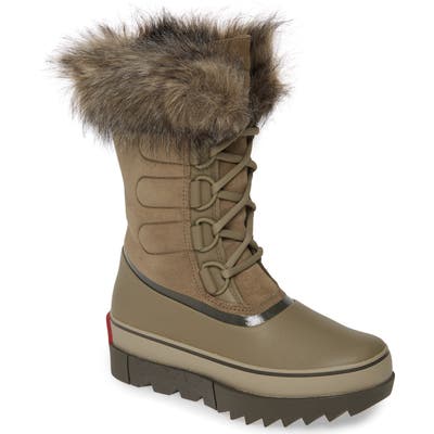 Sorel Joan Of Arctic Next Faux Fur Waterproof Snow Boot, Brown