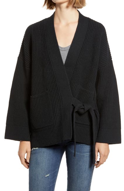 Image of Madewell Madison Rib Knit Cardigan