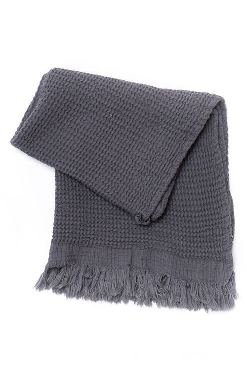 House No.23 Ella Hand Towel in Anthracite at Nordstrom