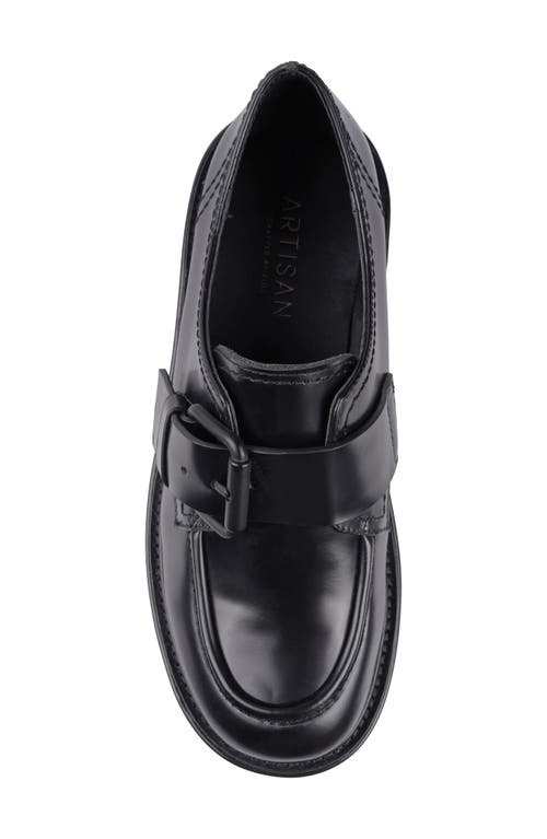 Zigi Artisan Fabby Platform Derby In Black Leather