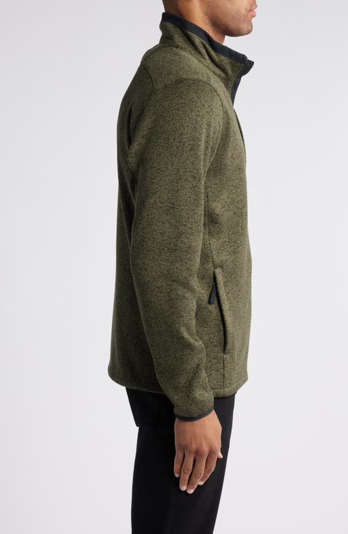 Shop Columbia Sweater Weather Fleece Jacket In Greenscape Heather