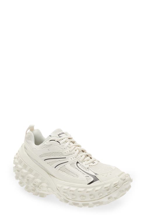 Balenciaga Defender Low Top Sneaker In Eggshell/black