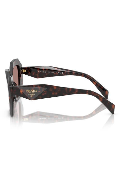 PRADA PRADA 53MM GRADIENT IRREGULAR SUNGLASSES