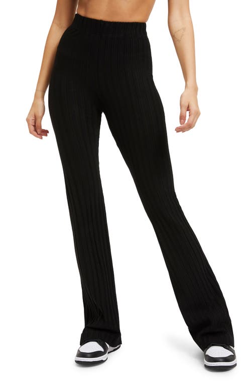 '90's Rib Flare Leg Jeans in Black '90's Rib Flare Leg Jeans in Black