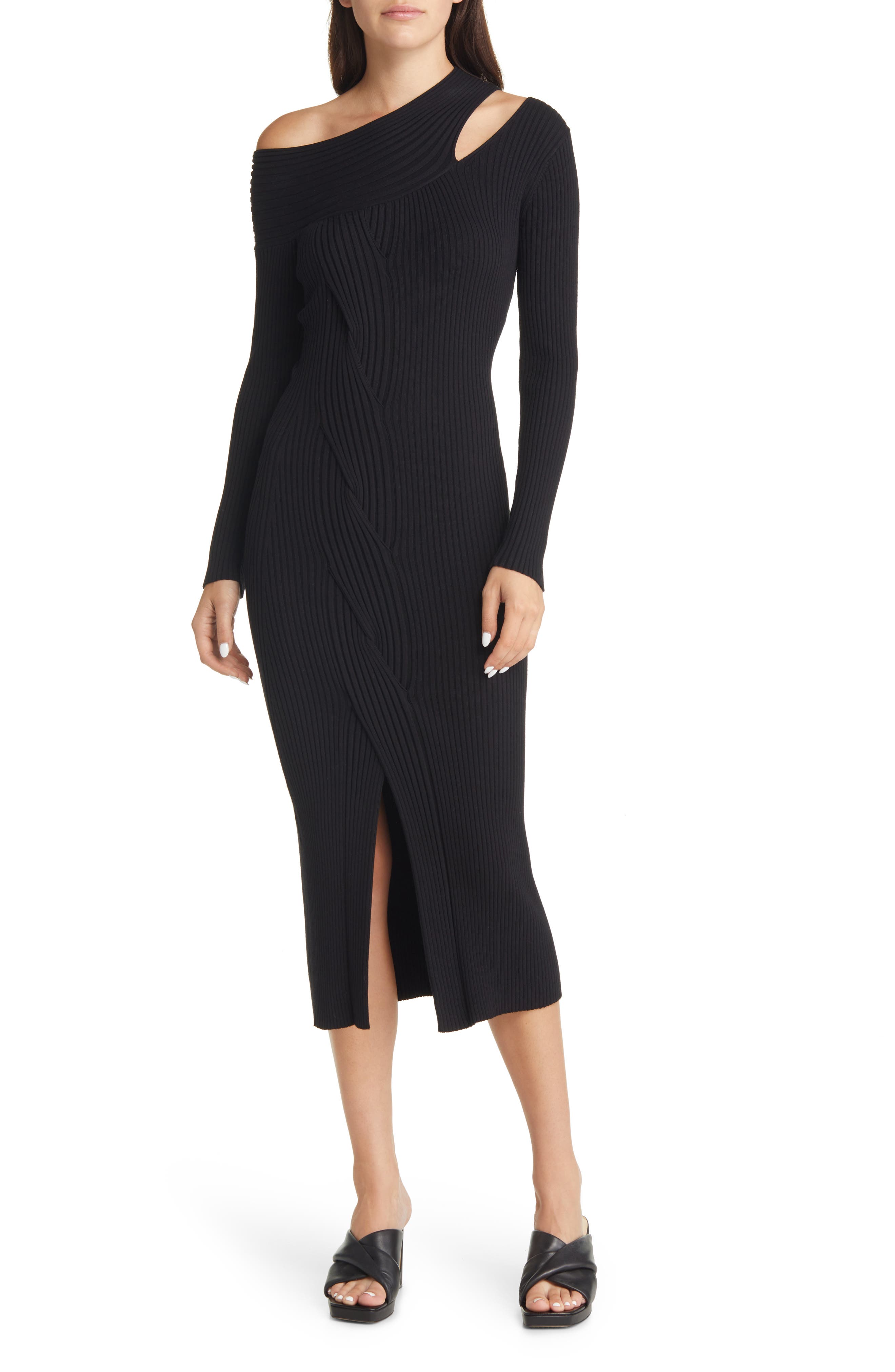 Long Sleeve Midi Sweater Dress | Nordstrom