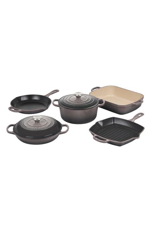 Le Creuset Signature 7-Piece Enameled Cast Iron Set in Oyster at Nordstrom