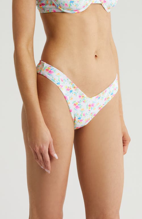 Shop Kulani Kinis Strappy Cheeky Bikini Bottoms In Forever Fairytale