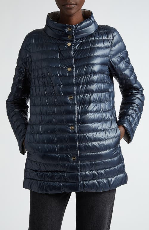 Herno Reversible Ultralight Down Jacket 9294 Navy To Grey at Nordstrom, Us