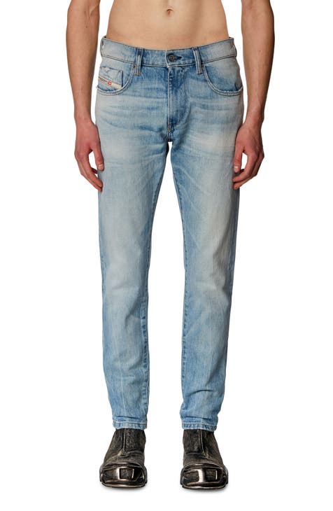 Givenchy Washed Back Star Detail Jeans Blue