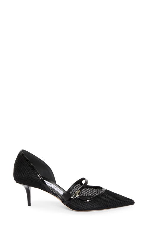 JIMMY CHOO JIMMY CHOO CAROLYN POINTED TOE MESH D'ORSAY PUMP 