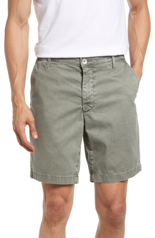 Wanderer 8.5-Inch Stretch Cotton Chino Shorts in Sulfur Natural Agave