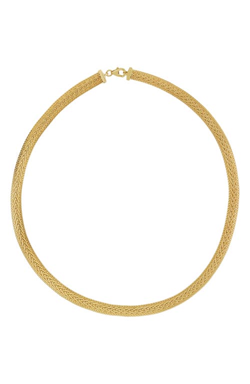 14K Gold Mesh Necklace in 14K Yellow Gold