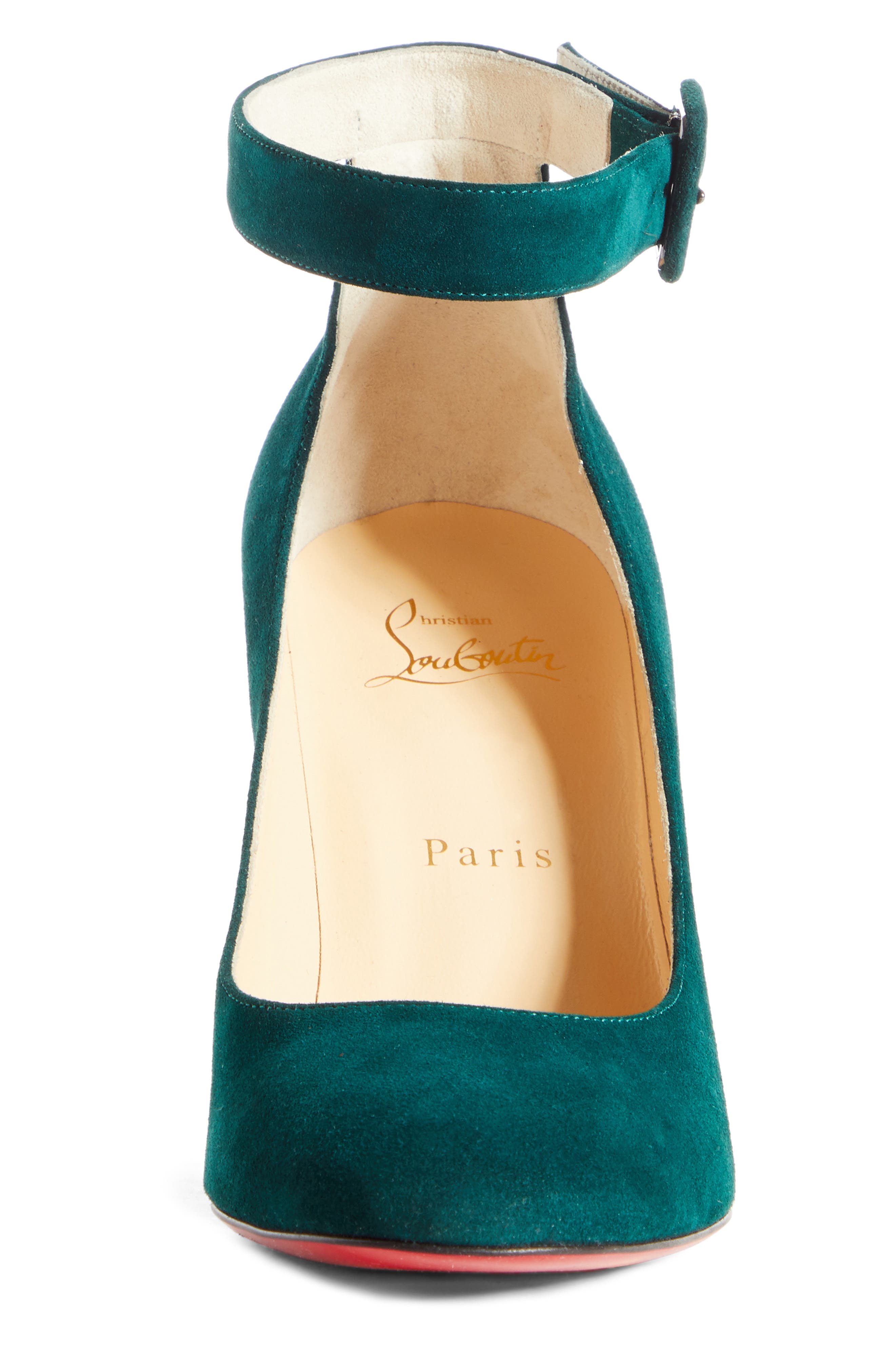 CHRISTIAN LOUBOUTIN SOVAL ANKLE STRAP PUMP