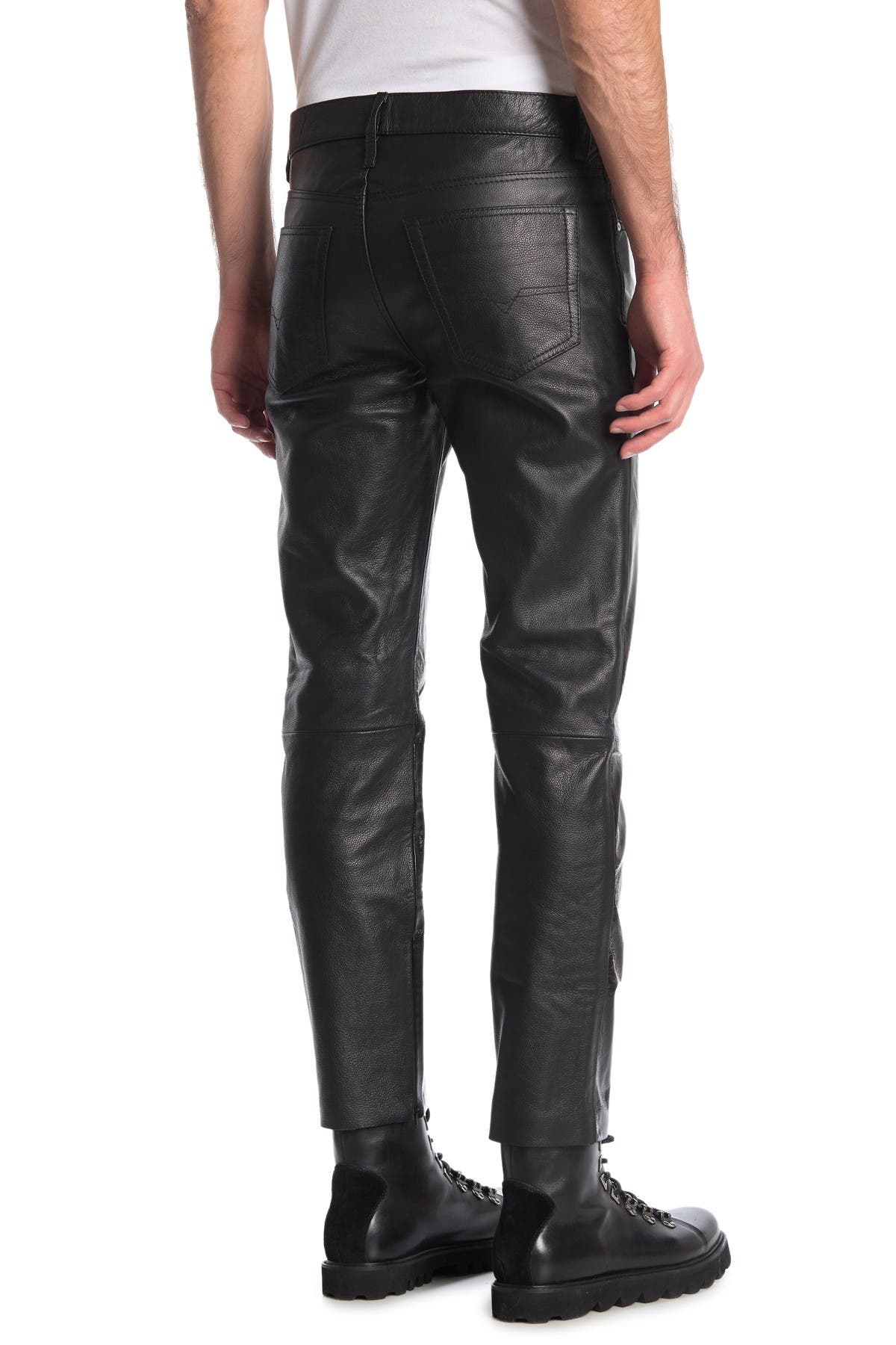 diesel leather pants