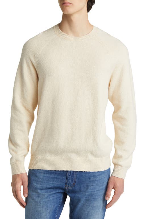 Closed Raglan Sleeve Organic Cotton & Nylon Sweater Ecru at Nordstrom,