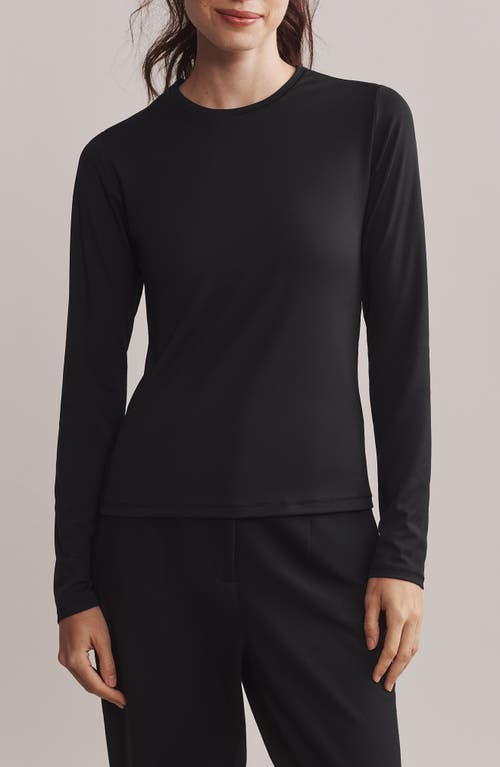 Rhone Ultimate Layer Long Sleeve T-shirt In Black