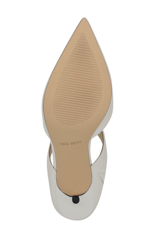 Shop Nine West Darian Pointed Toe Mule In White