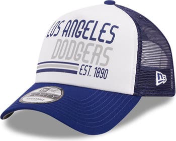 Men's New Era White/Royal Los Angeles Dodgers Stacked A-Frame