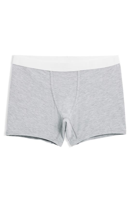 Tomboyx Stretch Modal 4.5-inch Trunks In Heather Gray