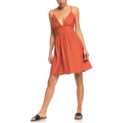 Roxy Strappy Minidress, Metallic