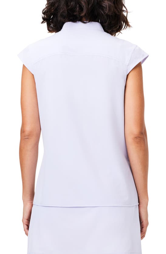 Nz Active By Nic+zoe Tech Stretch Quarter Snap Shirt In Wisteria