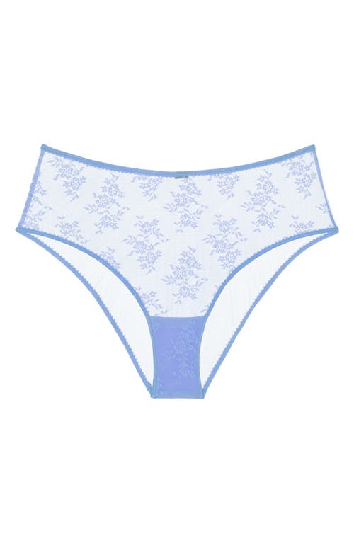 JOURNELLE Romy High Waist Briefs Cornflower Blue at Nordstrom,