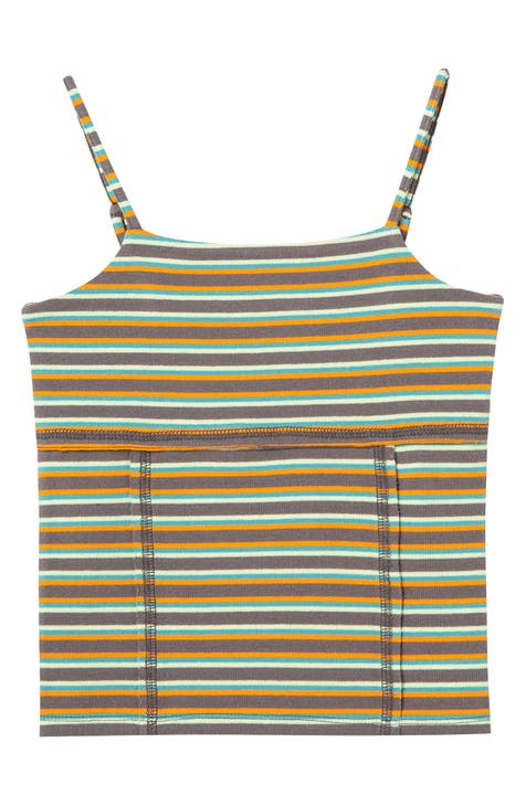 Kids' Stripe Cotton Camisole (Big Girl)