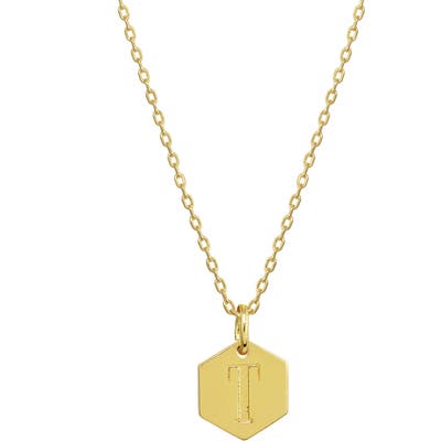 Stella + Ruby Monogram Initial Pendant Necklace