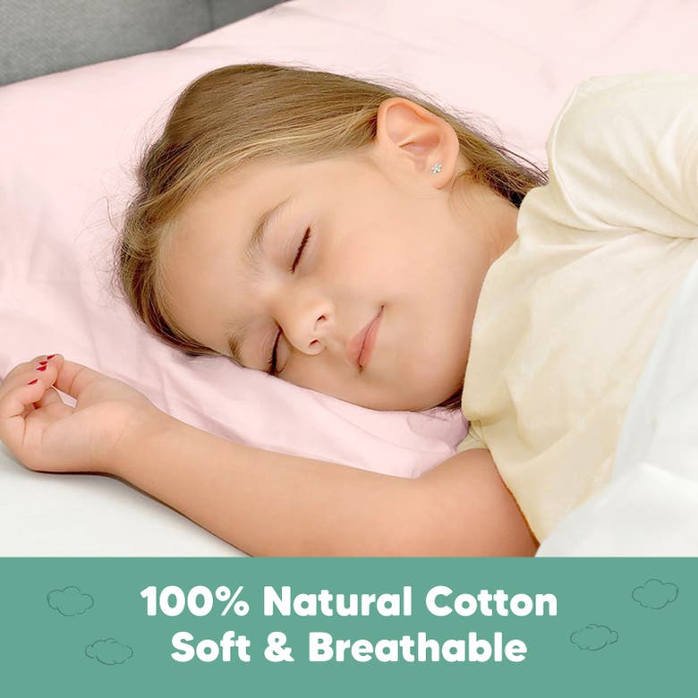 Keababies Printed Toddler Pillowcase 13x18" In Mist Pink