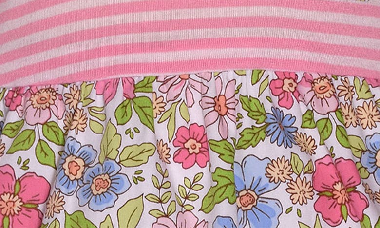 Shop Iris & Ivy Flutter Sleeve Tunic & Capri Leggings Set In Pink