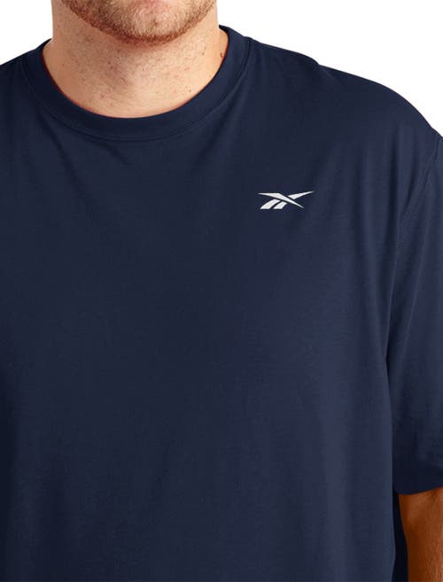 Reebok Performance Jersey Tech T-shirt In Navy