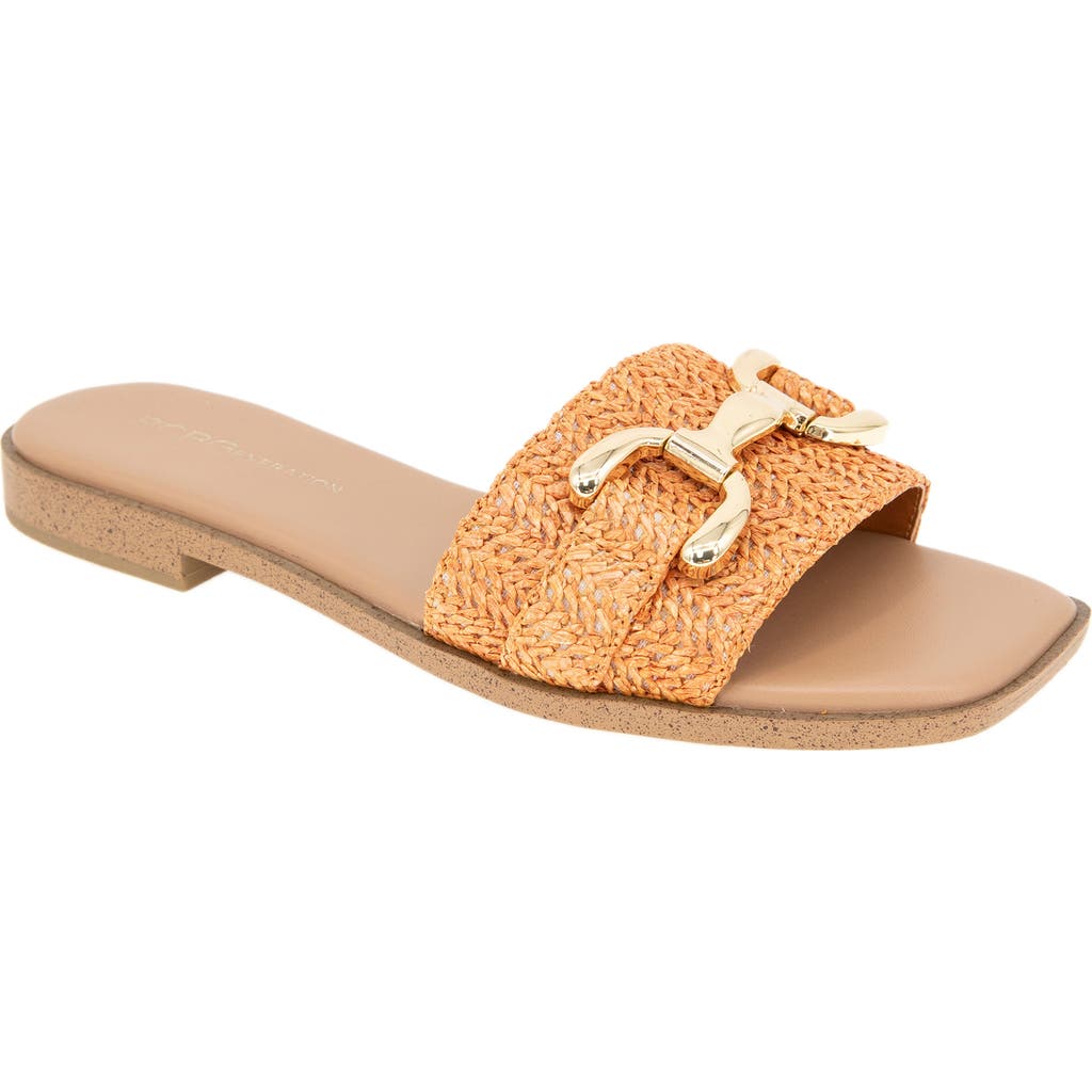 Bcbgeneration Lorma Horsebit Sandal In Burnt Orange