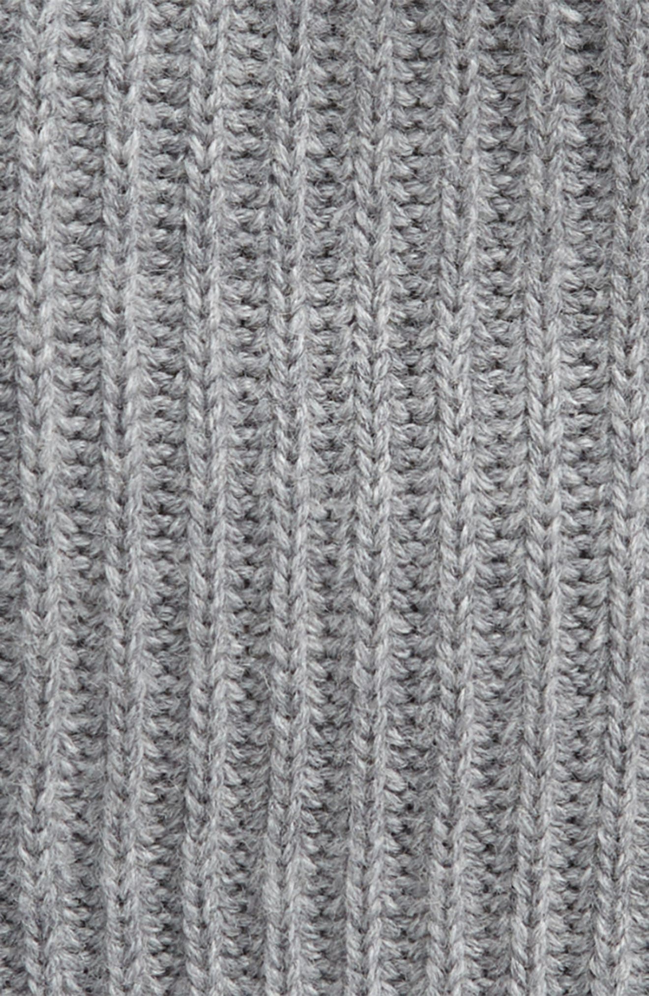 allsaints merino wool ribbed beanie