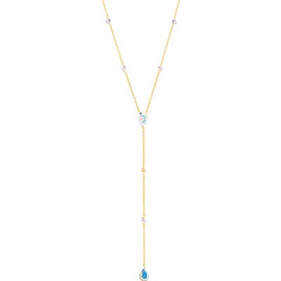 Lesa Michele Swarovski Crystal Y-Necklace