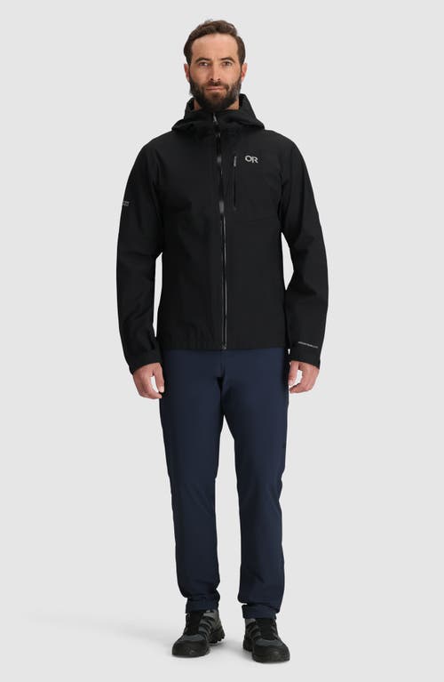 Shop Outdoor Research Foray 3l Waterproof Jacket In Black