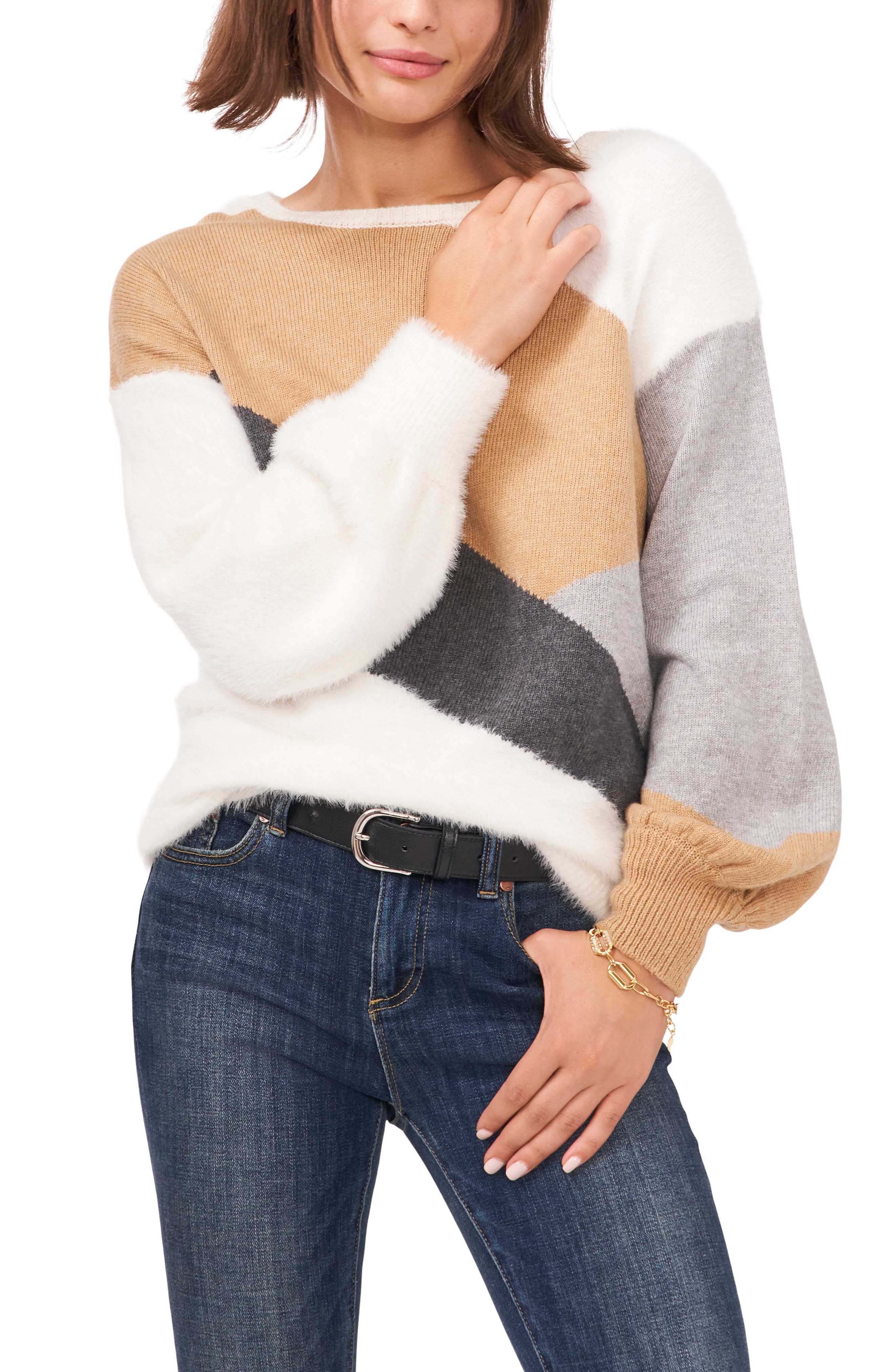 vince camuto eyelash sweater