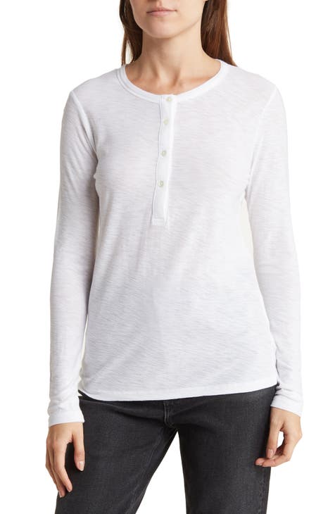 Women's White Long Sleeve Shirts | Nordstrom Rack