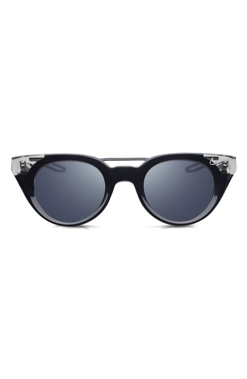 Nike Nv01 48mm Cat Eye Sunglasses In Black