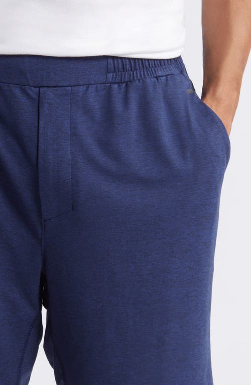 Johnnie-o Webb Drawstring Shorts In Navy